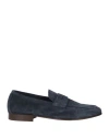 Shop Hackett Man Loafers Navy Size 9 Leather