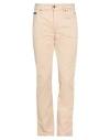 Hackett Man Pants Beige Size 30 Cotton, Elastane In Brown