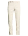 Hackett Man Pants Beige Size 33 Cotton, Elastane In Neutral