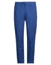 Hackett Man Pants Blue Size 34 Cotton, Elastane