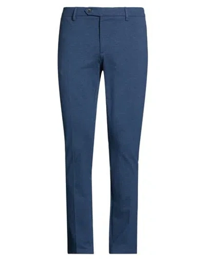 Hackett Man Pants Blue Size 35 Cotton, Elastane
