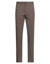 Hackett Man Pants Dark Brown Size 30 Cotton, Elastane