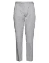 Hackett Man Pants Light Grey Size 31 Cotton, Elastane In Grey