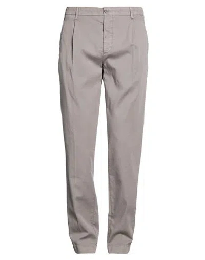 Hackett Man Pants Grey Size 34 Cotton, Elastane In Gray