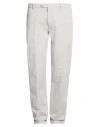 Hackett Man Pants Grey Size 36 Cotton, Elastane