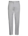 Hackett Man Pants Light Grey Size 31 Cotton, Elastane In Grey