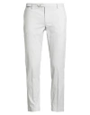 Hackett Man Pants Light Grey Size 32 Cotton, Elastane In White