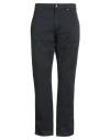 Hackett Man Pants Midnight Blue Size 32 Cotton, Elastane In Blue