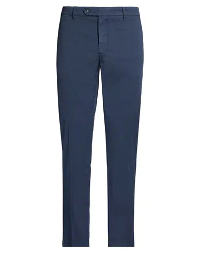 Hackett Man Pants Midnight Blue Size 34 Cotton, Elastane