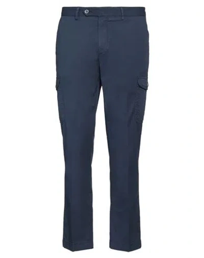 Hackett Man Pants Midnight Blue Size 34 Cotton, Elastane