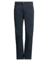 Hackett Man Pants Midnight Blue Size 40 Cotton, Elastane