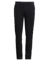 Hackett Man Pants Navy Size 34 Cotton, Elastane In Black