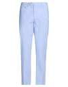 Hackett Man Pants Sky Blue Size 36 Cotton, Elastane