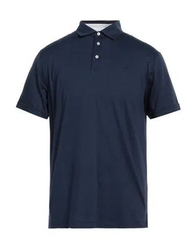 Hackett Man Polo Shirt Blue Size 3xl Cotton