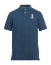 HACKETT HACKETT MAN POLO SHIRT BLUE SIZE L COTTON
