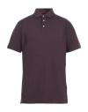 Hackett Man Polo Shirt Burgundy Size Xl Lyocell, Cotton, Elastane In Red