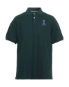 Hackett Man Polo Shirt Dark Green Size Xl Cotton