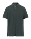 Hackett Man Polo Shirt Dark Green Size Xl Cotton