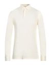 Hackett Man Polo Shirt Ivory Size Xxl Cotton In White
