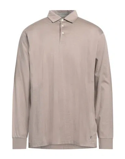 Hackett Man Polo Shirt Khaki Size Xl Cotton In Beige