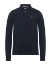 Hackett Man Polo Shirt Midnight Blue Size L Cotton