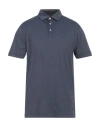 Hackett Man Polo Shirt Navy Size L Lyocell, Cotton, Elastane In Navy Blue