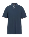 Hackett Man Polo Shirt Navy Blue Size Xl Cotton In Navy Blue