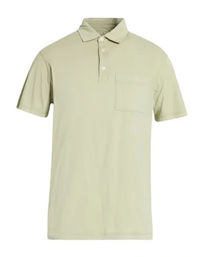 Hackett Man Polo Shirt Sage Green Size M Cotton