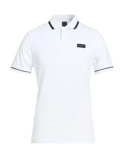 Hackett Man Polo Shirt White Size Xxl Cotton
