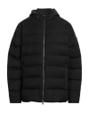 Hackett Man Puffer Dark Green Size Xxl Polyester In Black