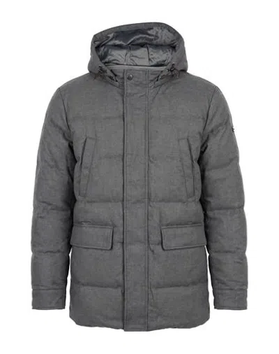 Hackett Man Puffer Grey Size L Polyester, Viscose, Elastane