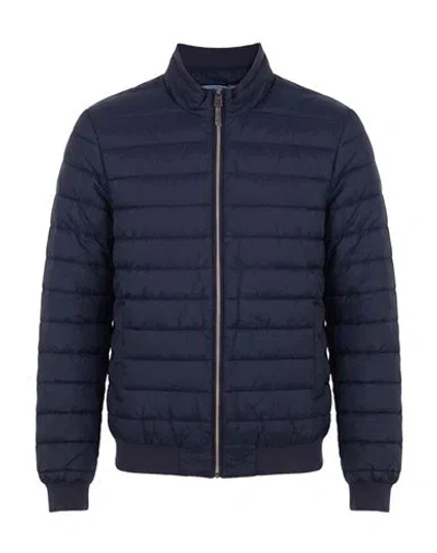 Hackett Man Puffer Midnight Blue Size S Polyamide, Polyester, Elastane