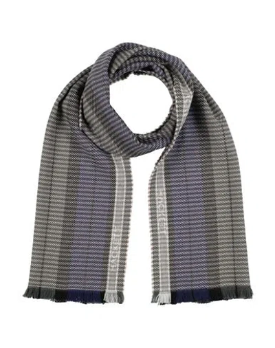 Hackett Man Scarf Grey Size - Wool In Multi