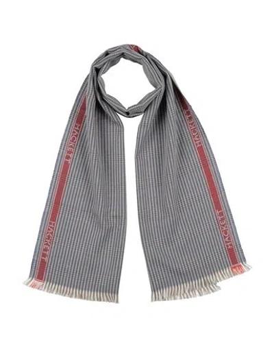 Hackett Man Scarf Navy Size - Wool