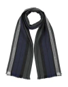 Hackett Man Scarf Navy Size - Wool In Navy
