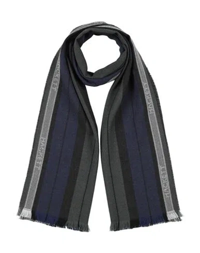 Hackett Man Scarf Navy Size - Wool
