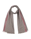 Hackett Man Scarf Sand Size - Wool In Brown