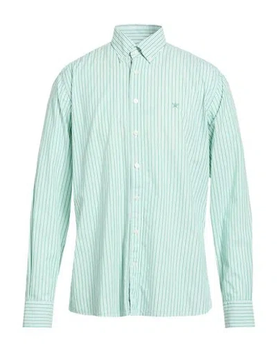 Hackett Man Shirt Green Size Xxl Cotton