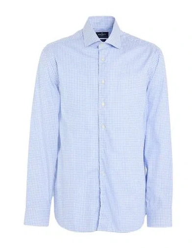 Hackett Man Shirt Light Blue Size 15 ½ Cotton