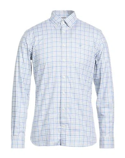 Hackett Man Shirt Light Blue Size 3xl Cotton