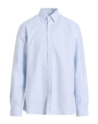 Hackett Man Shirt Light Blue Size L Cotton
