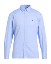 Hackett Man Shirt Light Blue Size S Cotton