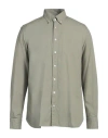 Hackett Man Shirt Light Green Size Xxl Cotton In Green