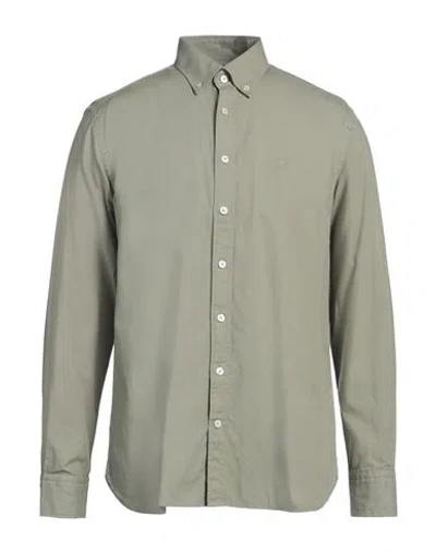 Hackett Man Shirt Light Green Size Xxl Cotton