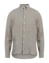 Hackett Man Shirt Sage Green Size Xxl Linen
