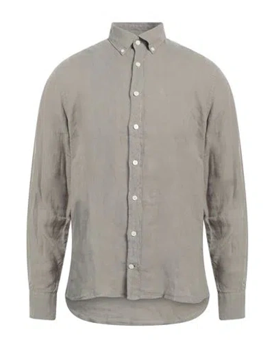 Hackett Man Shirt Sage Green Size Xxl Linen