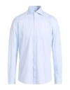 Hackett Man Shirt Sky Blue Size 15 ½ Cotton In Multi