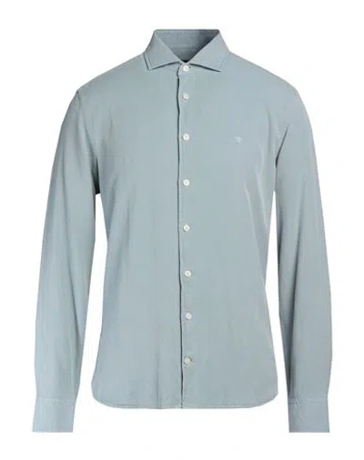 Hackett Man Shirt Sky Blue Size M Lyocell