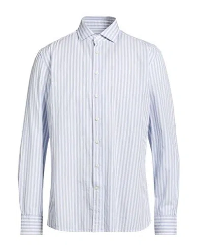 Hackett Man Shirt Sky Blue Size Xl Cotton