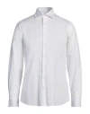 Hackett Man Shirt White Size 17 ½ Cotton, Linen